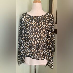 NEW Jules & Leopold Shawl layered Top size XS S